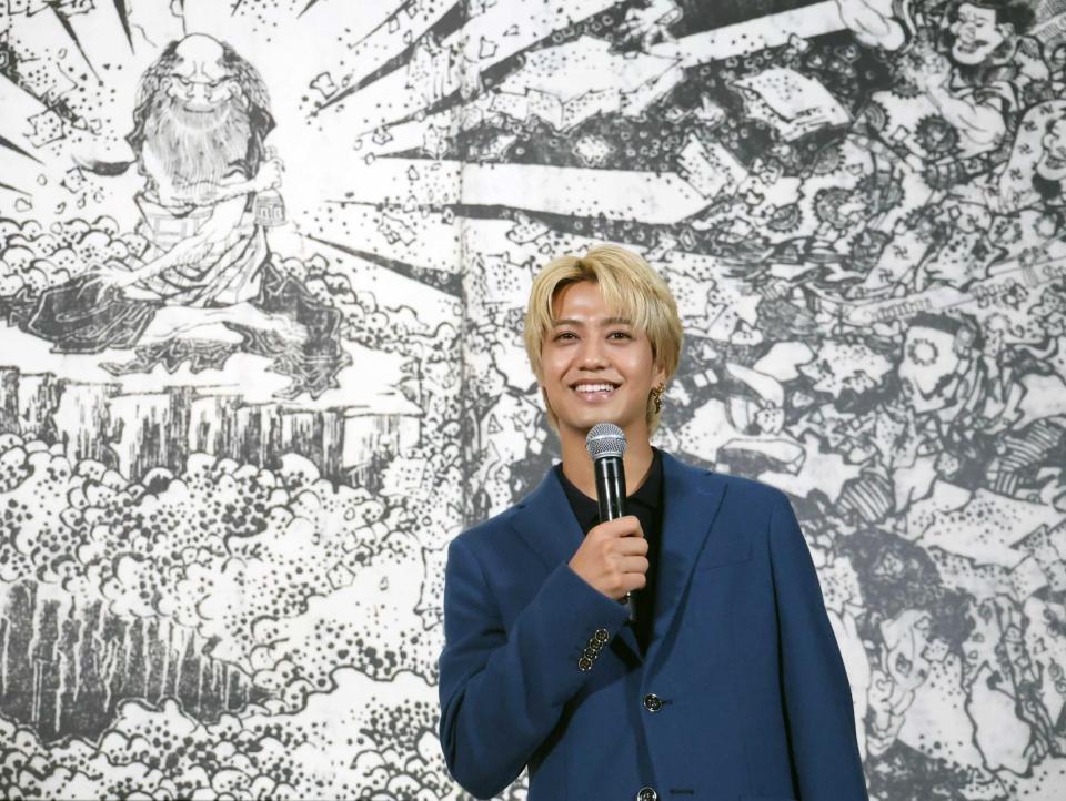 　公式アンバサダーを務める高橋海人（撮影・金田祐二）