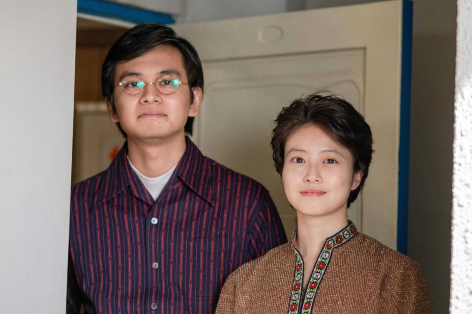 　「あんぱん」で柳井嵩役を演じる北村匠海（左）と妻・柳井のぶ役を演じる今田美桜