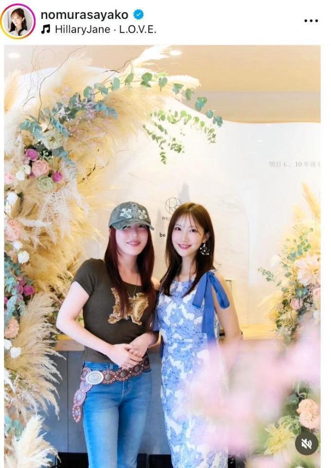野村彩也子アナのインスタグラム＠ｎｏｍｕｒａｓａｙａｋｏ（９月１２日付）より