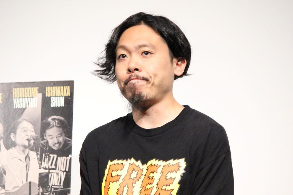 　舞台あいさつに登壇した石若駿