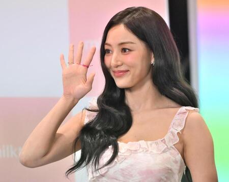 　日本について語ったジヒョ（撮影・堀内翔）