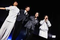 　シャッフルユニットでステージを行った（左から）鈴木渉、山本佳志、井筒雄太、橋爪健二