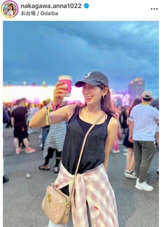 中川安奈アナのインスタグラム＠ｎａｋａｇａｗａ．ａｎｎａ１０２２（９月１３日付）より