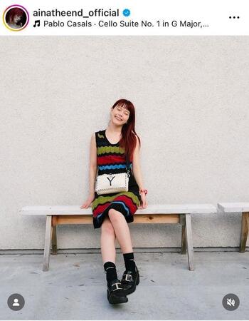 　Ｃｏｃｏｍｉ撮影のアイナ・ジ・エンド。Ｃｏｃｏｍｉのインスタグラム＠ａｉｎａｔｈｅｅｎｄ＿ｏｆｆｉｃｉａｌ（６月２１日付）より