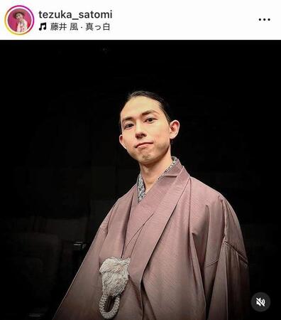 　次男の日南人。手塚理美のインスタグラム＠ｔｅｚｕｋａ＿ｓａｔｏｍｉ（３月８日付）より