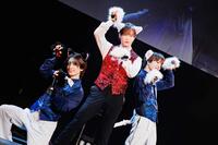 　シャッフルユニットでステージを行った（左から）小野寺翼、塩田将己、松岡卓弥