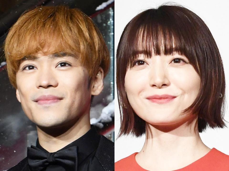 　小野賢章（左）と花澤香菜