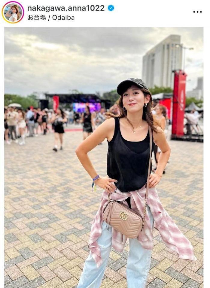 中川安奈アナのインスタグラム＠ｎａｋａｇａｗａ．ａｎｎａ１０２２（９月１３日付）より