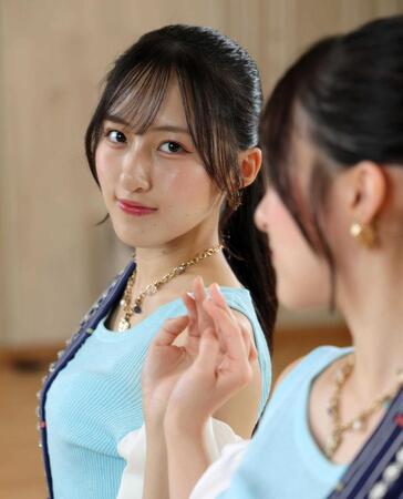 　ロージークロニクルのメンバーとして活躍が期待される植村葉純（撮影・西岡正）