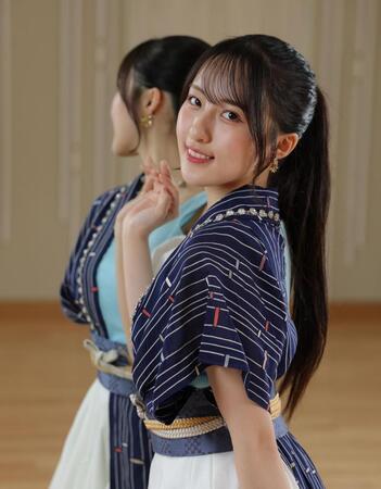 ロージークロニクルのメンバーとして活躍が期待される植村葉純＝東京・高輪のアップフロント（撮影・西岡正）