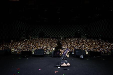 　韓国芸能プロダクション・９ＡＴＯエンターテインメントの公式Ｘ＠９ａｔｏｅｎｔより　台北のファンと記念撮影したハン・ソヒ