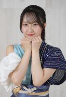 ロージークロニクルのメンバーとして活躍が期待される植村葉純＝東京・高輪のアップフロント（撮影・西岡正）