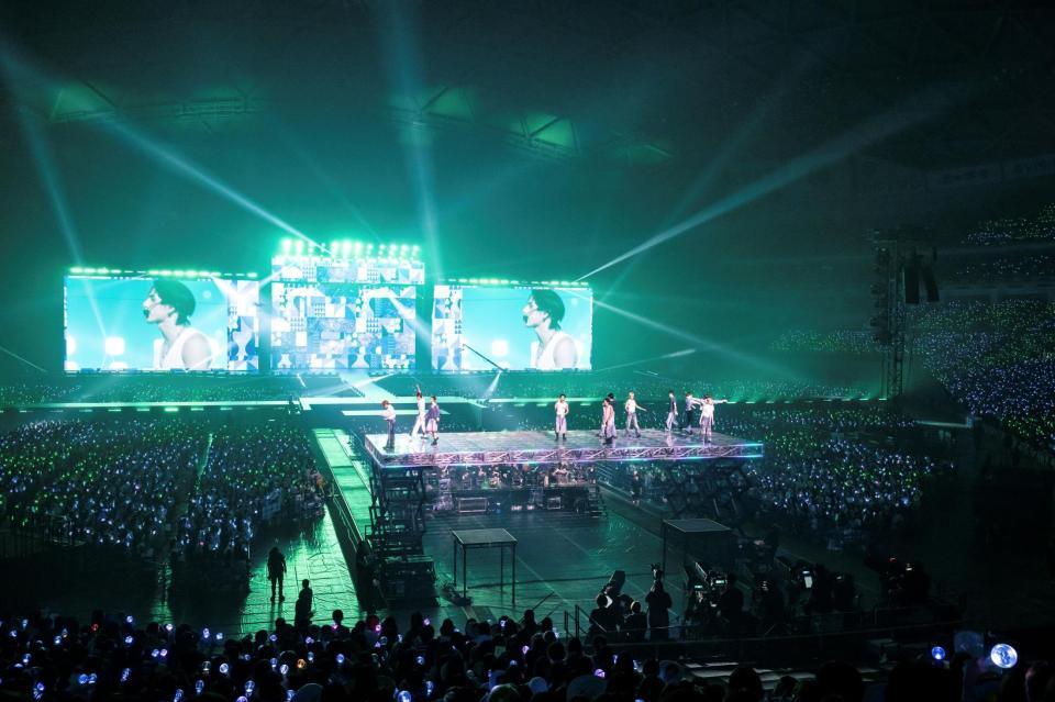 バンテリンドームナゴヤを熱狂させたＩＮＩ©ＬＡＰＯＮＥ　ＥＮＴＥＲＴＡＩＮＭＥＮＴ（撮影：田中聖太郎写真事務所）