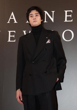 　イベントに登場した栁俊太郎（撮影・金田祐二）