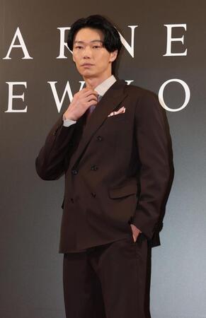 　イベントに登場した笠松将（撮影・金田祐二）