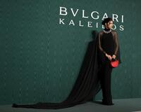 　ブルガリの展覧会に登場した森星＝１６日