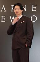 　イベントに登場した笠松将（撮影・金田祐二）