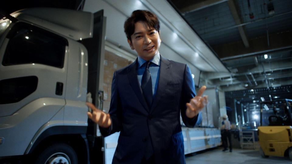 　佐川急便の新ＣＭに出演する松本潤