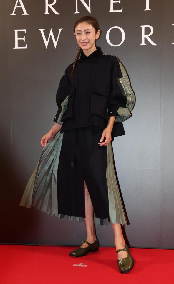 　イベントに登場した山田優（撮影・金田祐二）