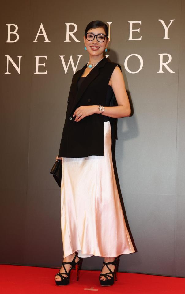 　イベントに登場したアンミカ（撮影・金田祐二）