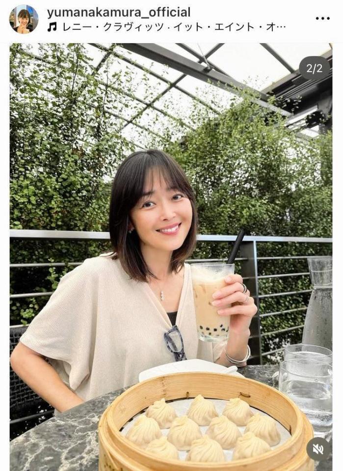 　中村由真のインスタグラム＠ｙｕｍａｎａｋａｍｕｒａ＿ｏｆｆｉｃｉａｌ（９月８日付）より
