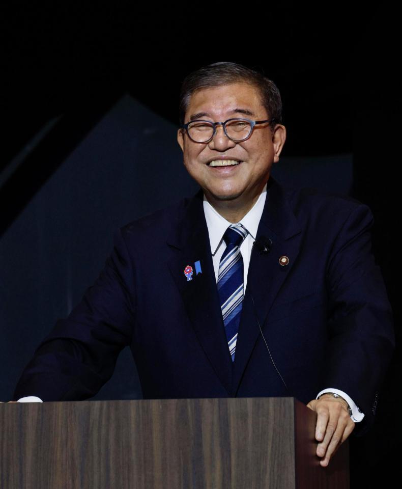 　新興企業の支援イベントに出席した石破首相