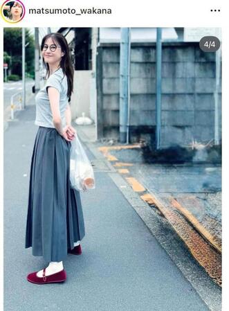 　松本若菜のインスタグラム＠ｍａｔｓｕｍｏｔｏ＿ｗａｋａｎａより 