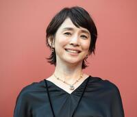 　取材に応じる石田ゆり子（撮影・堀内翔）