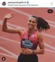 　シドニー・マクローフリンのインスタグラム＠ｓｙｄｎｅｙｍｃｌａｕｇｈｌｉｎ１６より