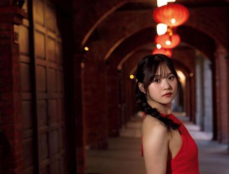 　２年ぶりの写真集を発売する稲場愛香（撮影：中山雅文）