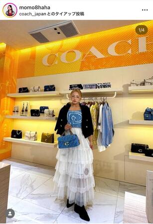 　ｍｏｍｏｈａｈａのインスタグラム＠ｍｏｍｏ８ｈａｈａより