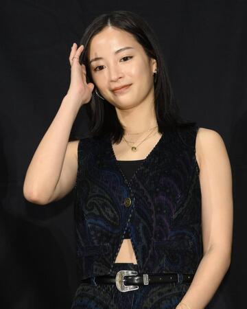 　穏やかな表情を見せる広瀬すず（撮影・堀内翔）