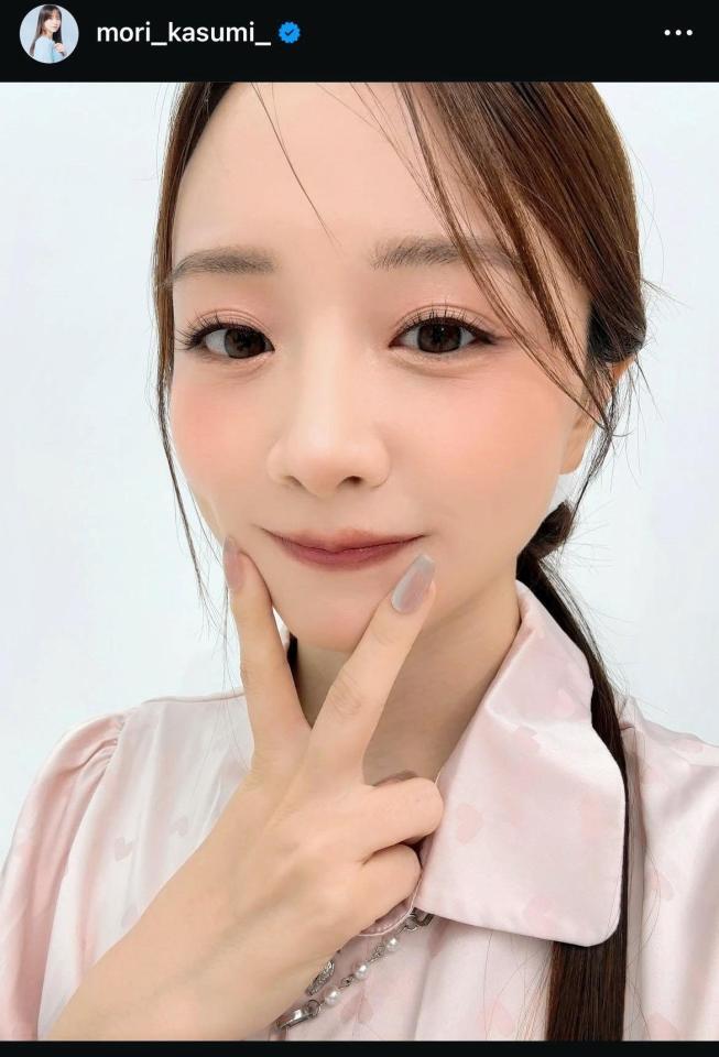 森香澄のインスタグラム＠ｍｏｒｉ＿ｋａｓｕｍｉ＿から