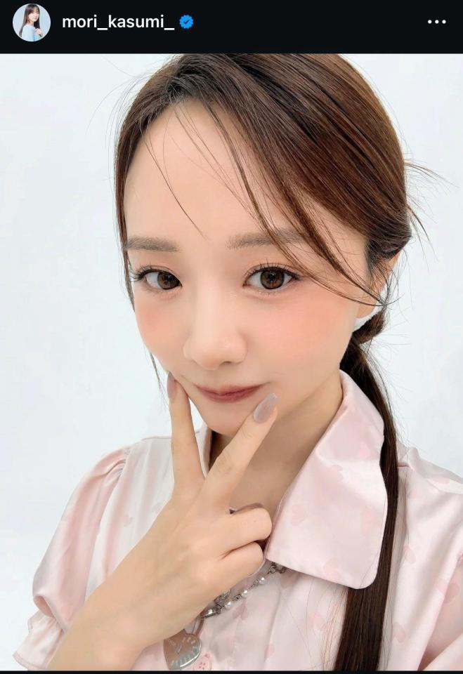 森香澄のインスタグラム＠ｍｏｒｉ＿ｋａｓｕｍｉ＿から