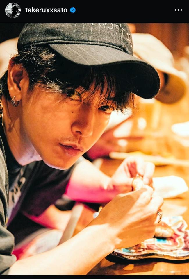 佐藤健のインスタグラム＠ｔａｋｅｒｕｘｘｓａｔｏから