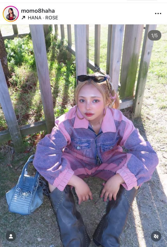 　ｍｏｍｏｈａｈａのインスタグラム＠ｍｏｍｏ８ｈａｈａより