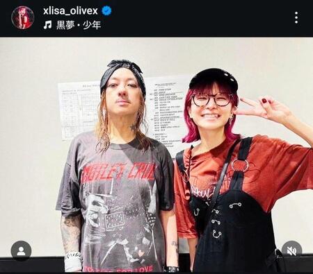 　ＬｉＳＡのインスタグラム＠ｘｌｉｓａ＿ｏｌｉｖｅｘから