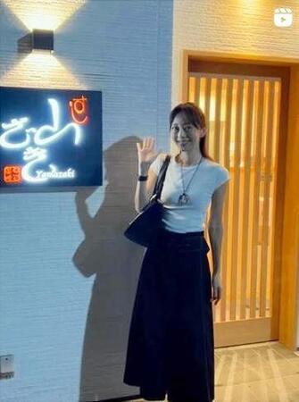 夫が撮影したという動画。葉月里緒奈のインスタグラム＠ｒｉｏｎａ＿ｈａｚｕｋｉ（９月１６日付）より