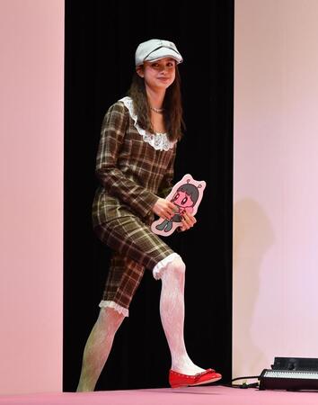 　イベントに登場したブリッジマン遊七（撮影・開出牧）