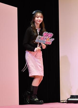 　イベントに登場した雑賀サクラ（撮影・開出牧）