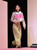 　イベントに登場した村上愛花（撮影・開出牧）