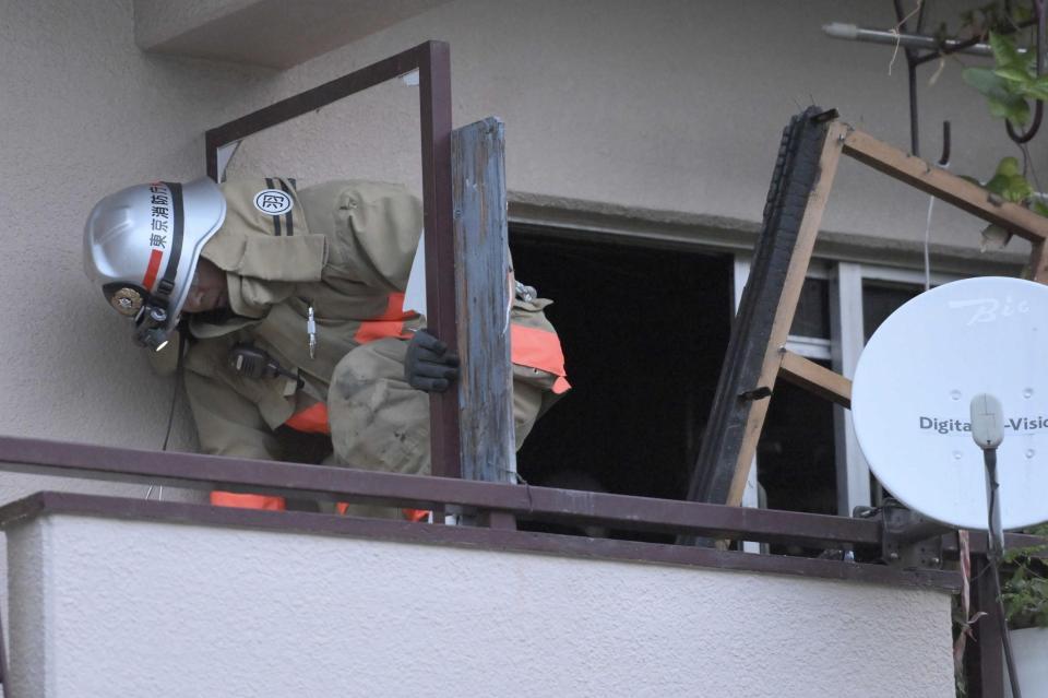 　火災があった林家ペーとパー子の自宅＝１９日