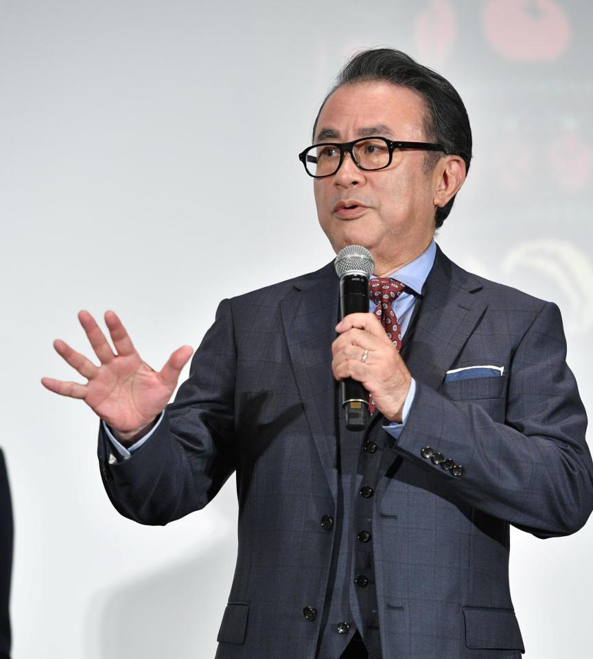 　ドラマについて話す三谷幸喜氏（撮影・持木克友）