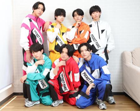 　気合十分のＰＯＣＫＥＴ　ＰＡＮｉＣの（前列左から）河合彪雅、生水稜也、新井椋清、（後列同）安部舜太、松原有輝、川原雅斗、仙波七星（撮影・吉澤敬太）