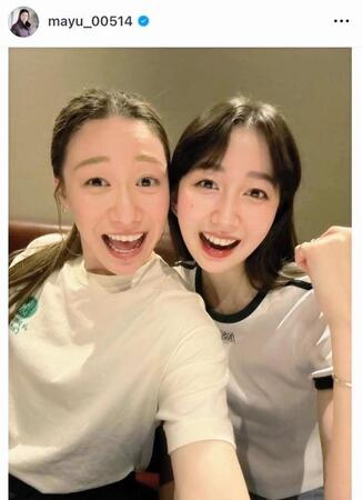 石川真佑選手のインスタグラム＠ｍａｙｕ＿００５１４（９月２２日付）より