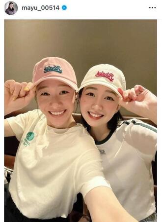 石川真佑選手のインスタグラム＠ｍａｙｕ＿００５１４（９月２２日付）より