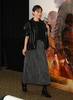 　登壇する前田敦子（撮影・堀内翔）