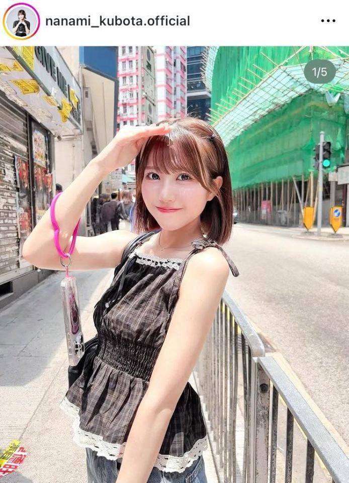 窪田七海のインスタグラム＠ｎａｎａｍｉ＿ｋｕｂｏｔａ．ｏｆｆｉｃｉａｌより