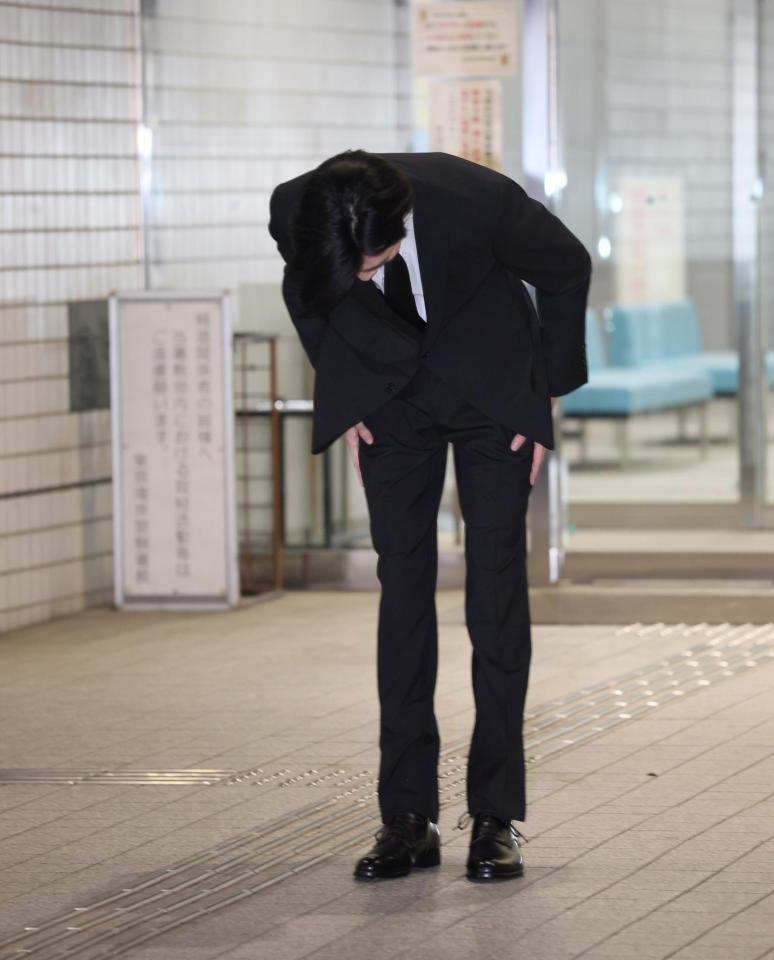 　保釈された清水尋也被告