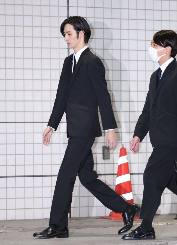 　保釈される清水尋也被告